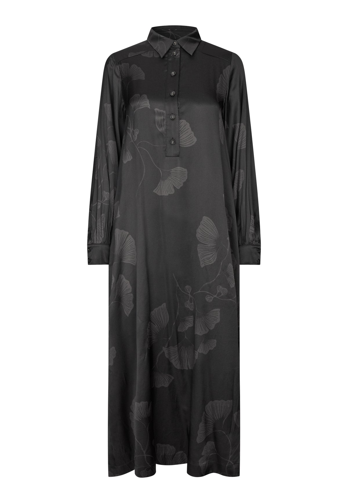 Dea Kudibal Geogina Yoku Grey Dress With Ties Detail & Hidden Pockets