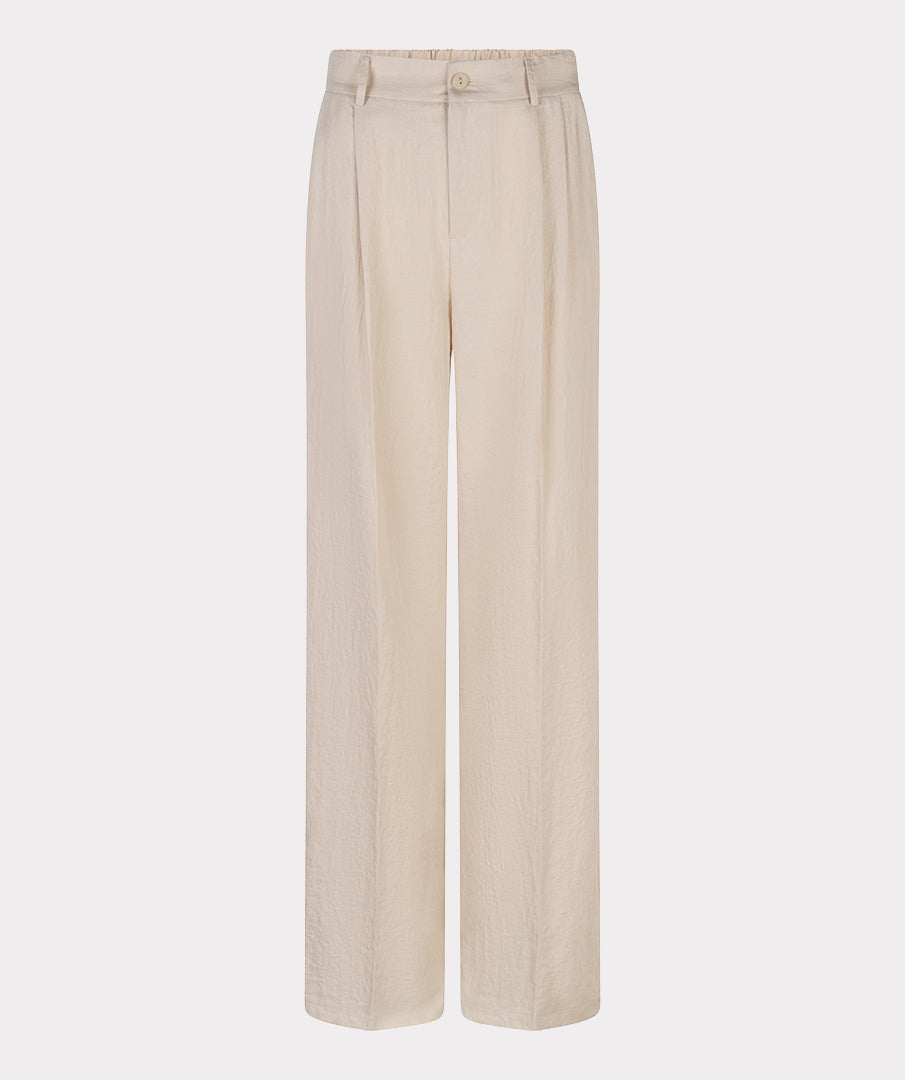 Esqualo Fine Crinkle Light Sand Trousers