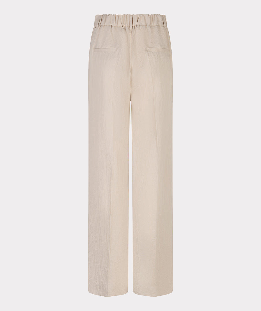 Esqualo Fine Crinkle Light Sand Trousers