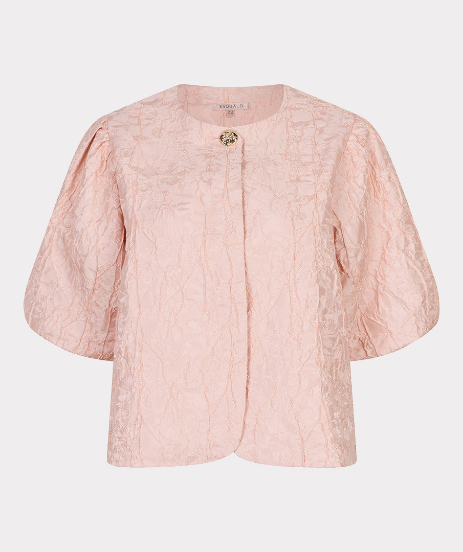 Esqualo Rose Baloon Sleeve Bolero Style Jacket