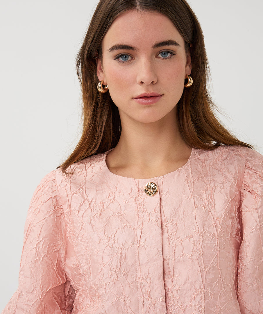 Esqualo Rose Baloon Sleeve Bolero Style Jacket