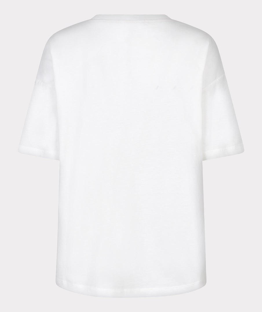 Esqualo T-Shirt 'animal' - Off White/Sand