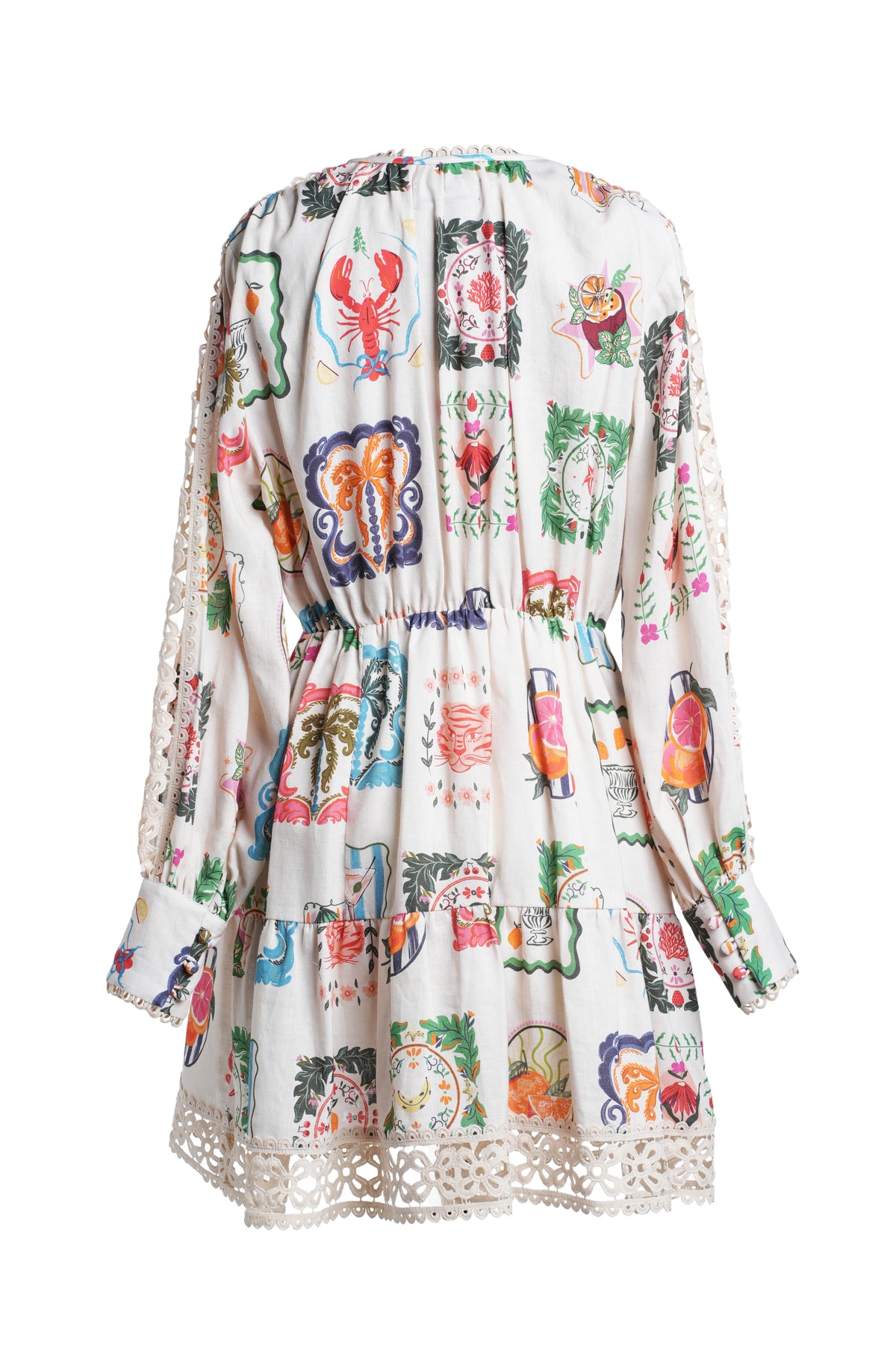 Emily Lovelock Elora Chalk Dress