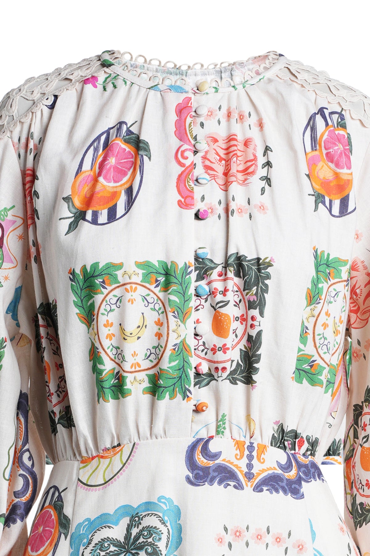 Emily Lovelock Elora Chalk Dress