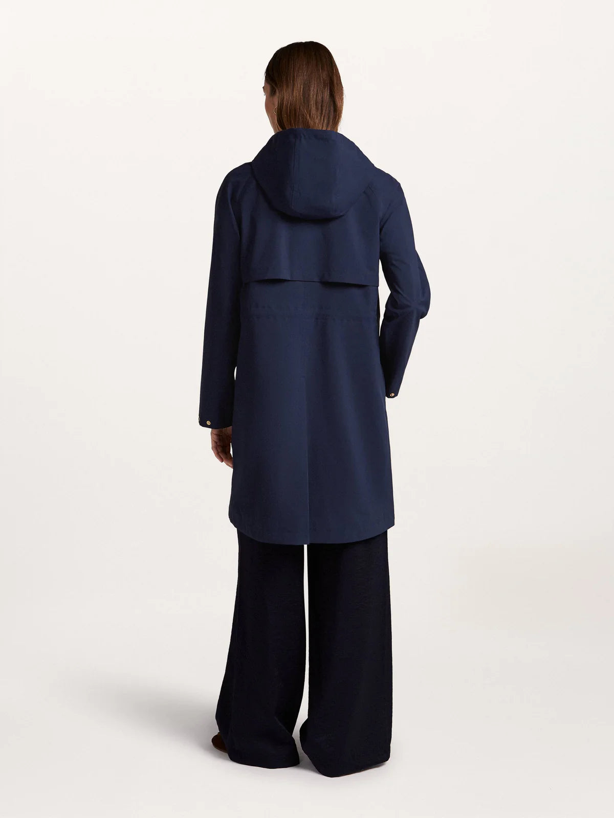 Beaumont Night Blue Ferny Raincoat