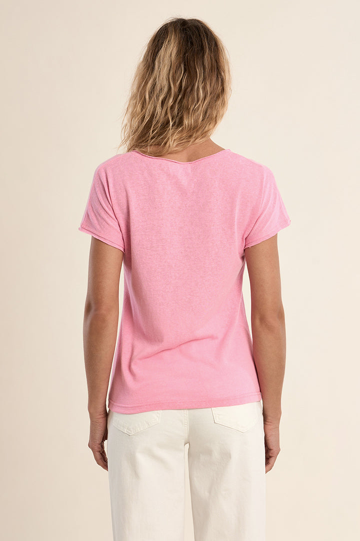 Molly Bracken Rose V Neck T-Shirt