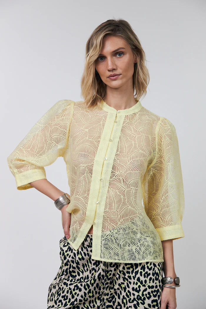 Lollys Laundry Bono Shirt - Light Yellow