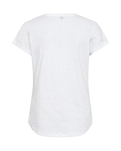 Mos Mosh White Safina O-SS Tee