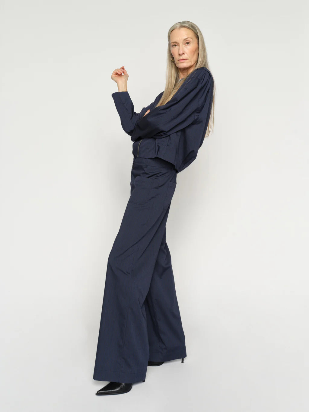 Mos Mosh Mellow Elvia Pant Crown Blue