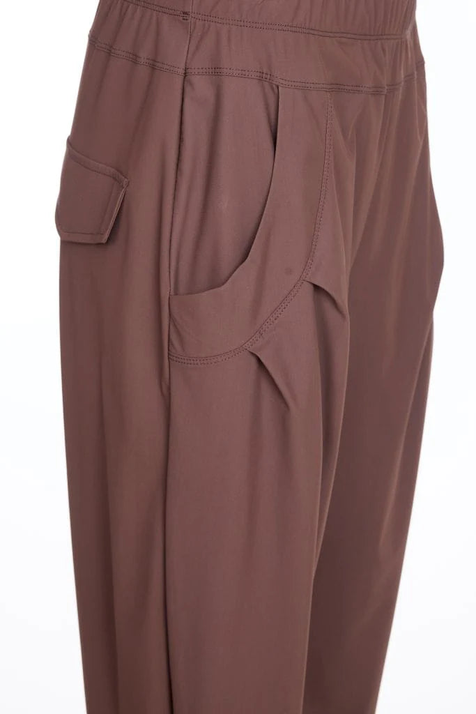 Naya Chocolate Brown Cuff Trouser