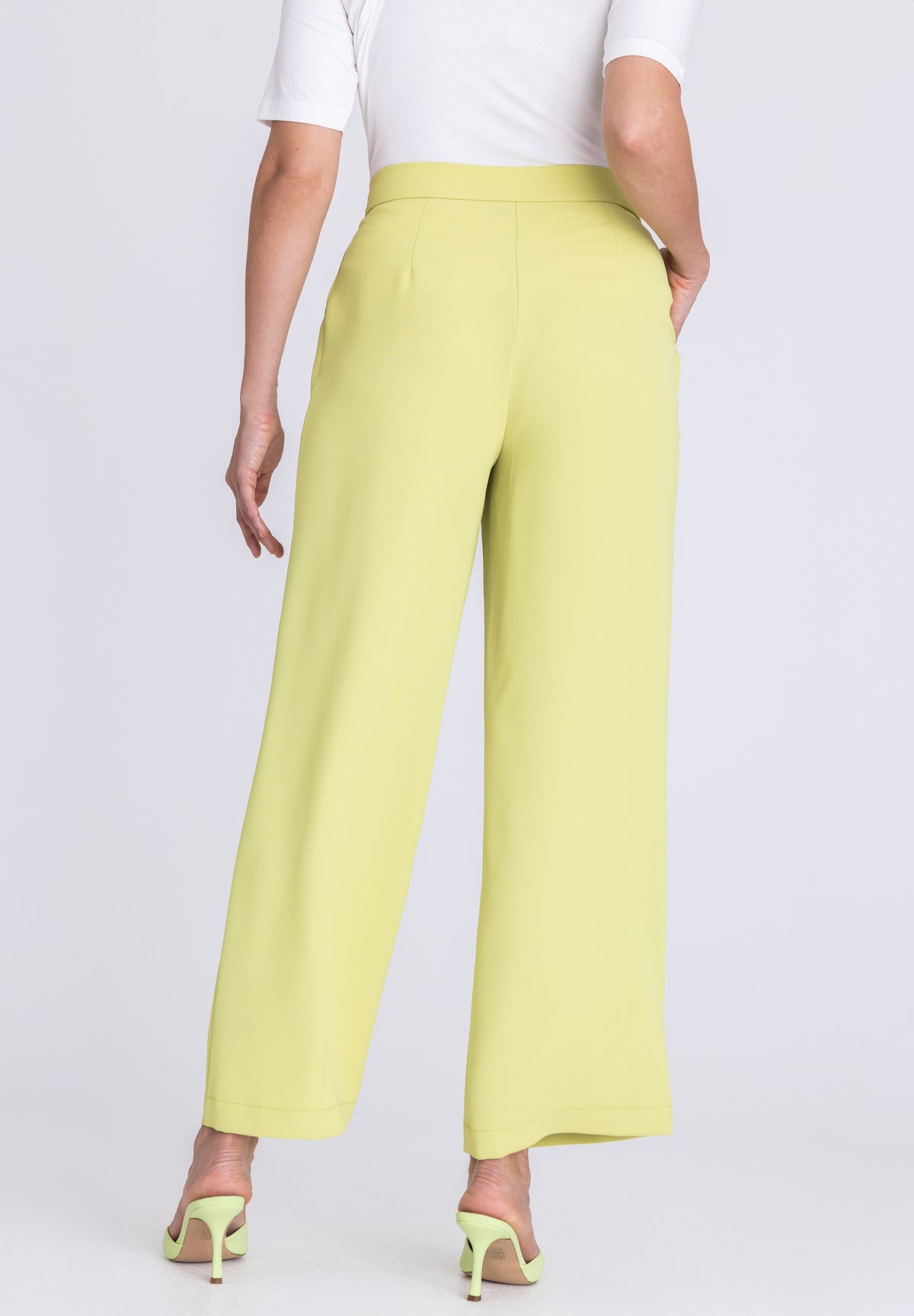 Tuzzi Lime Wide Leg Trousers