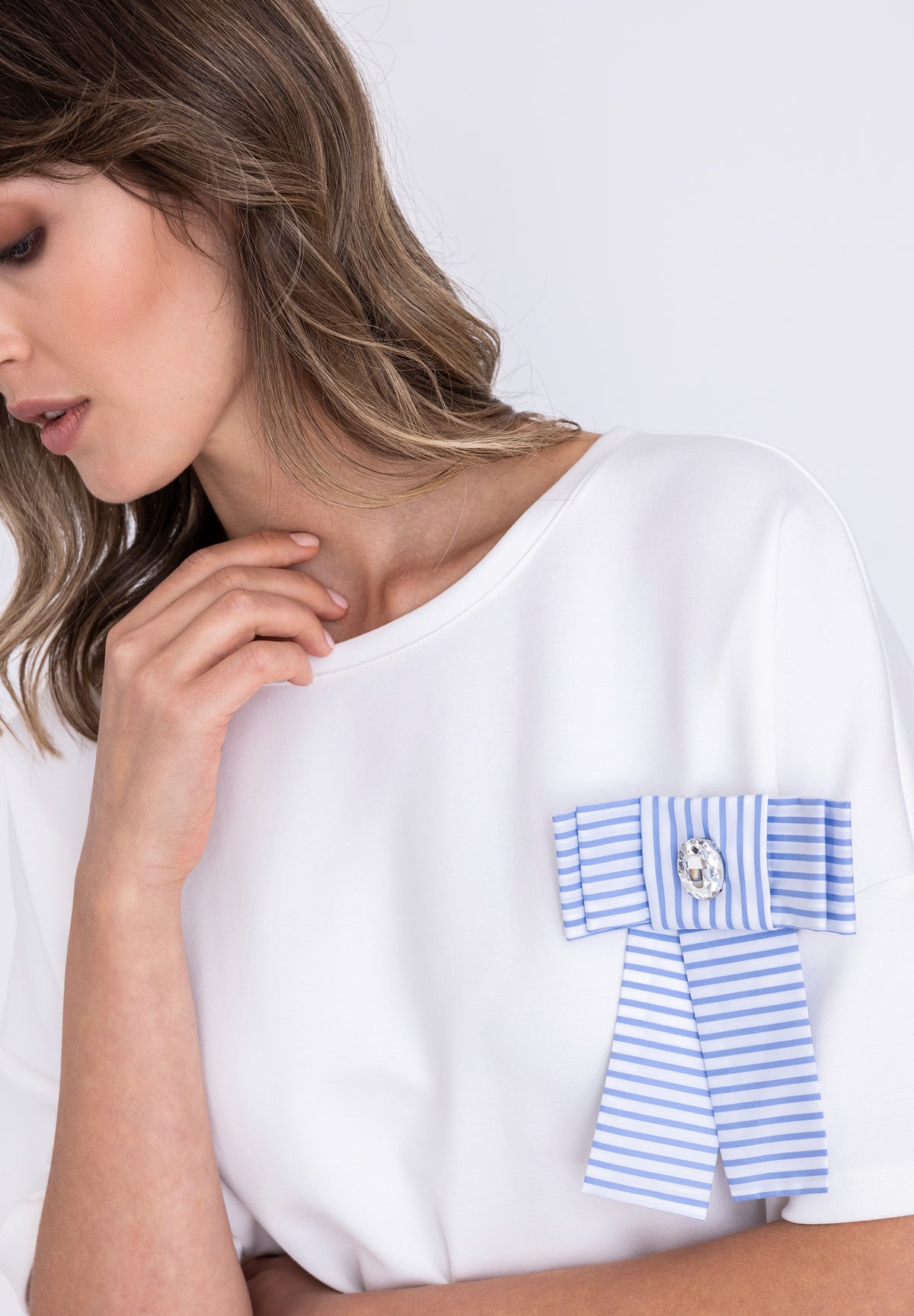 Tuzzi T.Shirt With Decorative Bow