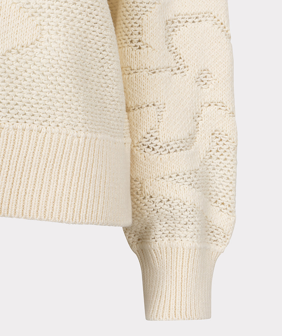 Esqualo Sweater Daisy Knitted Sweaster - Cream