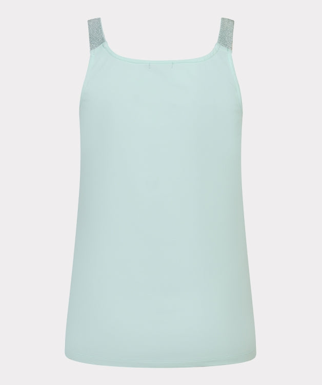 Esqualo Mint Green Cami With Lurex Straps