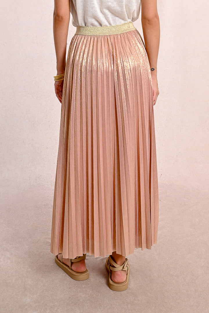 Molly Bracken Light Pink Ladies Knitted Skirt