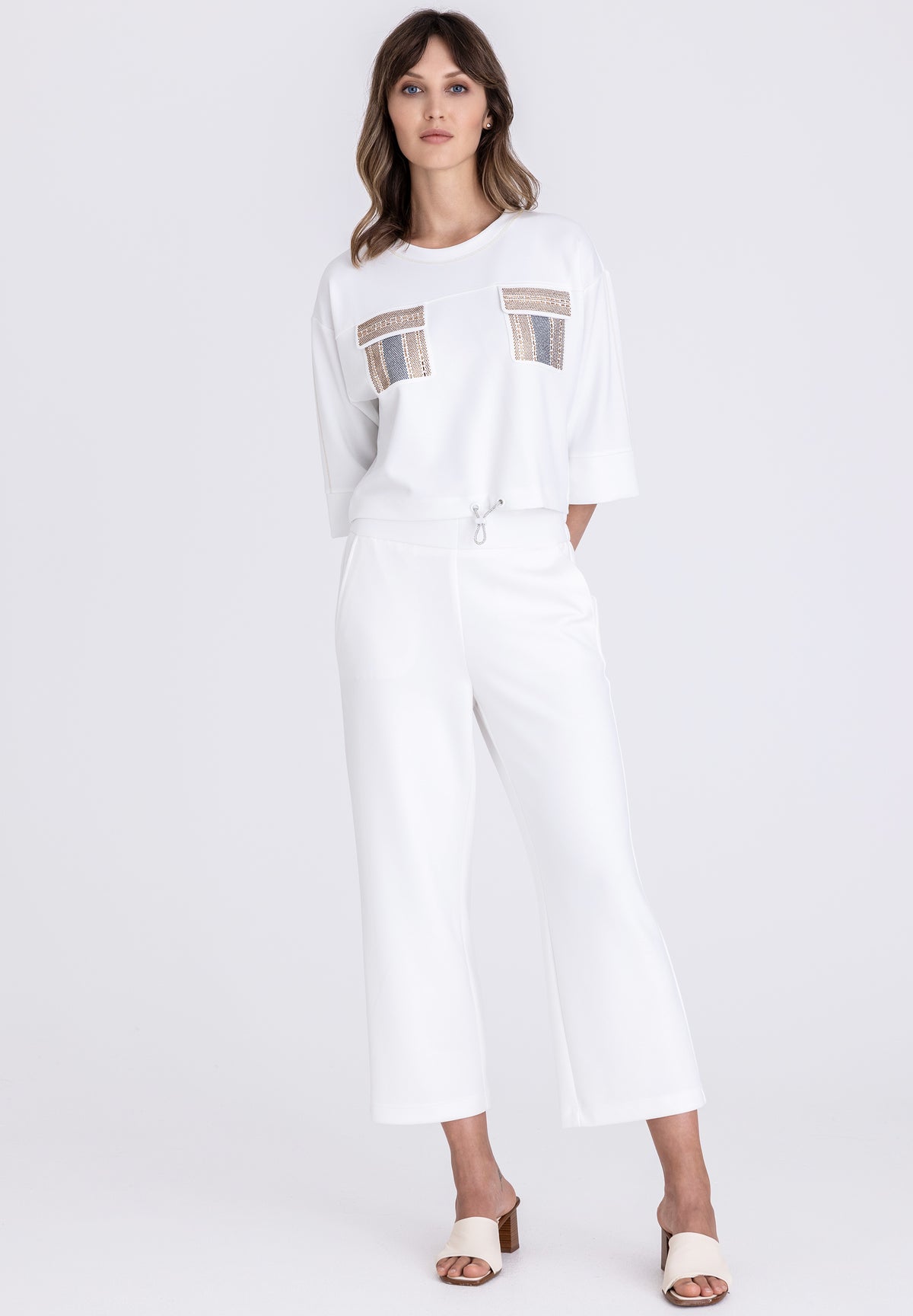 Tuzzi White Trousers