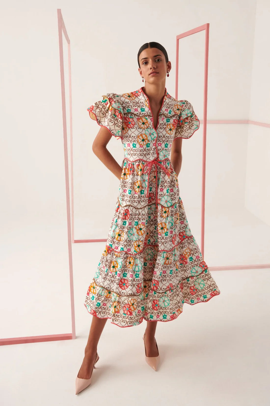 Celia B Multi Coloured Baba Voyage Dress