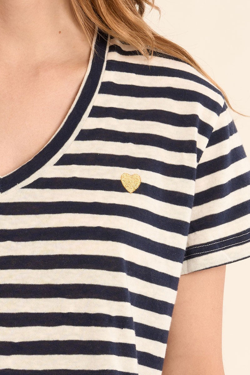 Molly Bracken Striped T-Shirt