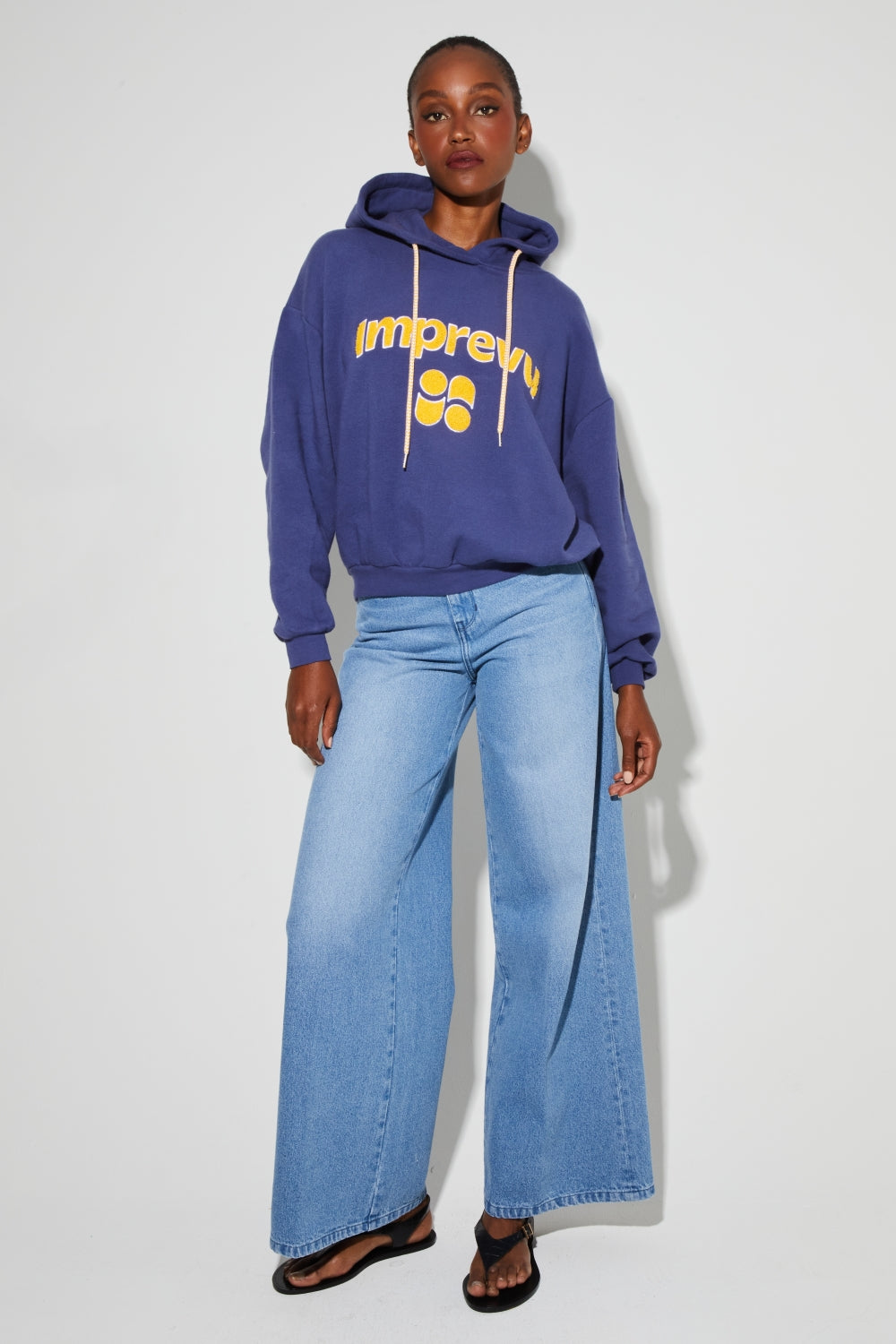 Imprevu Navy Kira College Sweatshirt