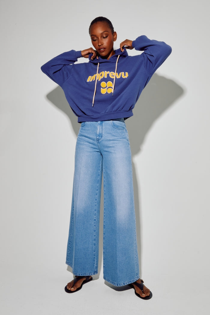 Imprevu Navy Kira College Sweatshirt