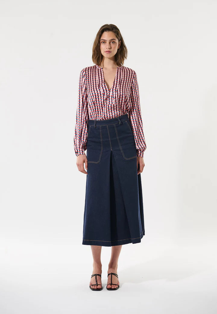 Dea Kudibal Nadia Ferrera Blouse With Stand Collar