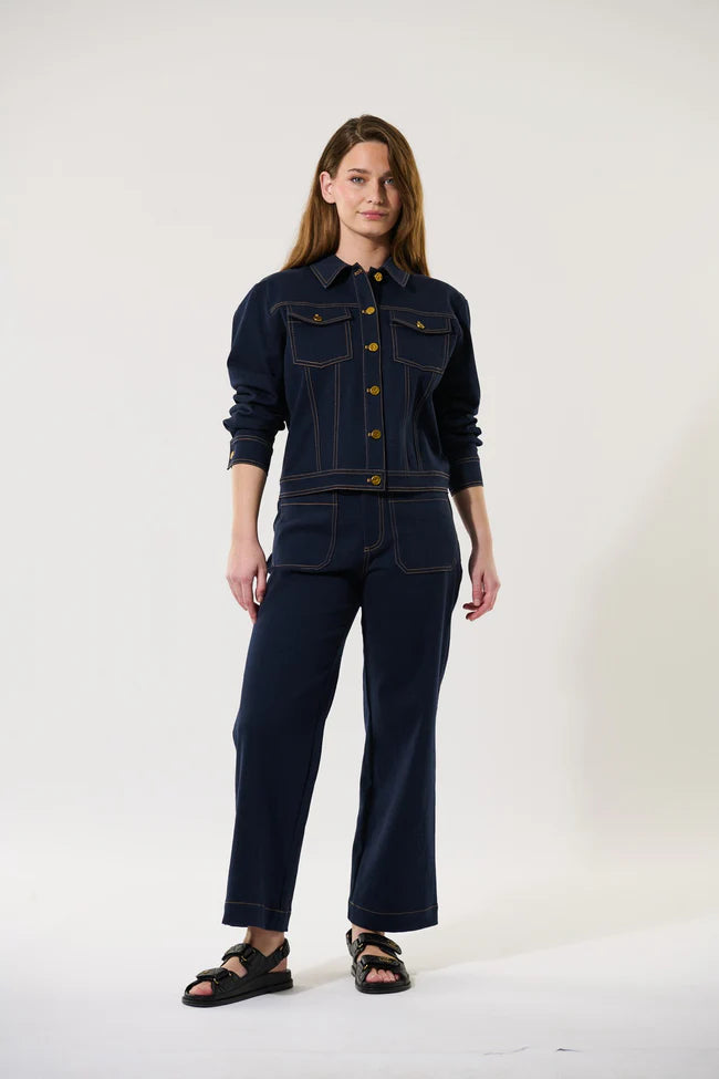 Dea Kudibal Muriel Denim Jacket With Bows