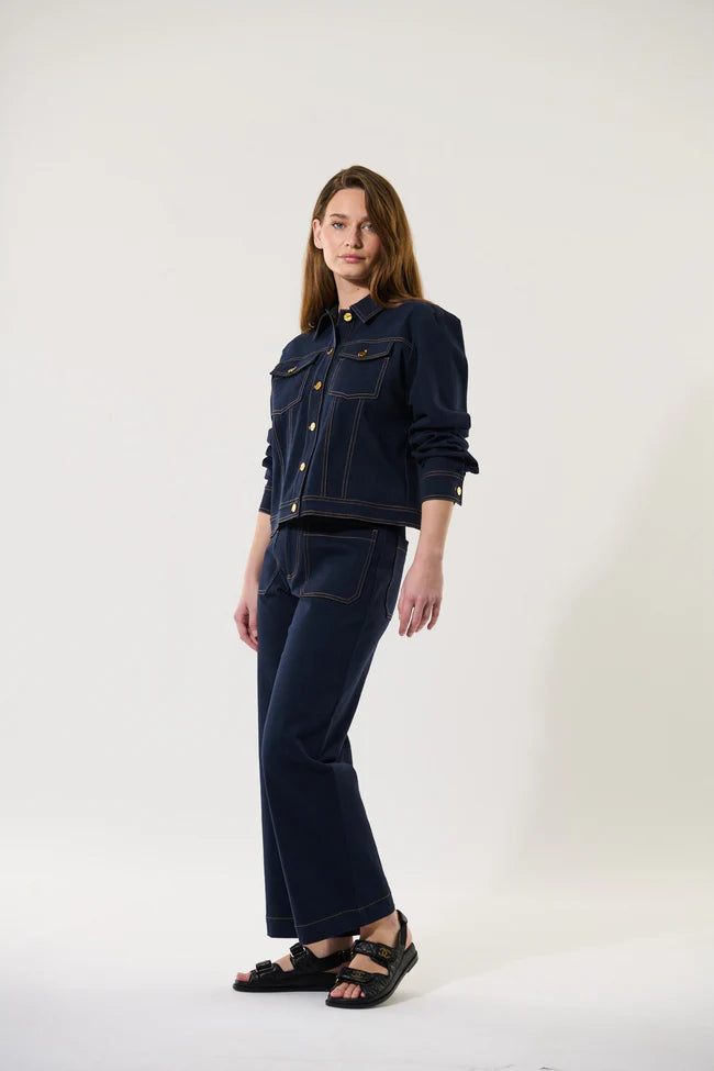 Dea Kudibal Muriel Denim Jacket With Bows