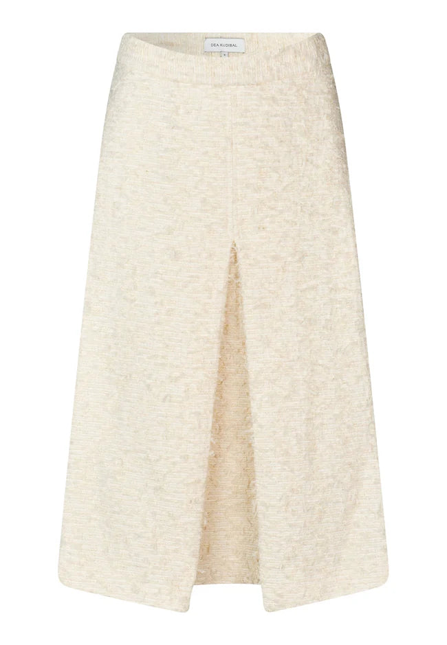 Dea Kudibal Cream Boucle Alma Skirt With Pockets