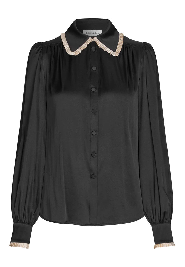 Dea Kudibal Roberta Uma Black Silk Blouse