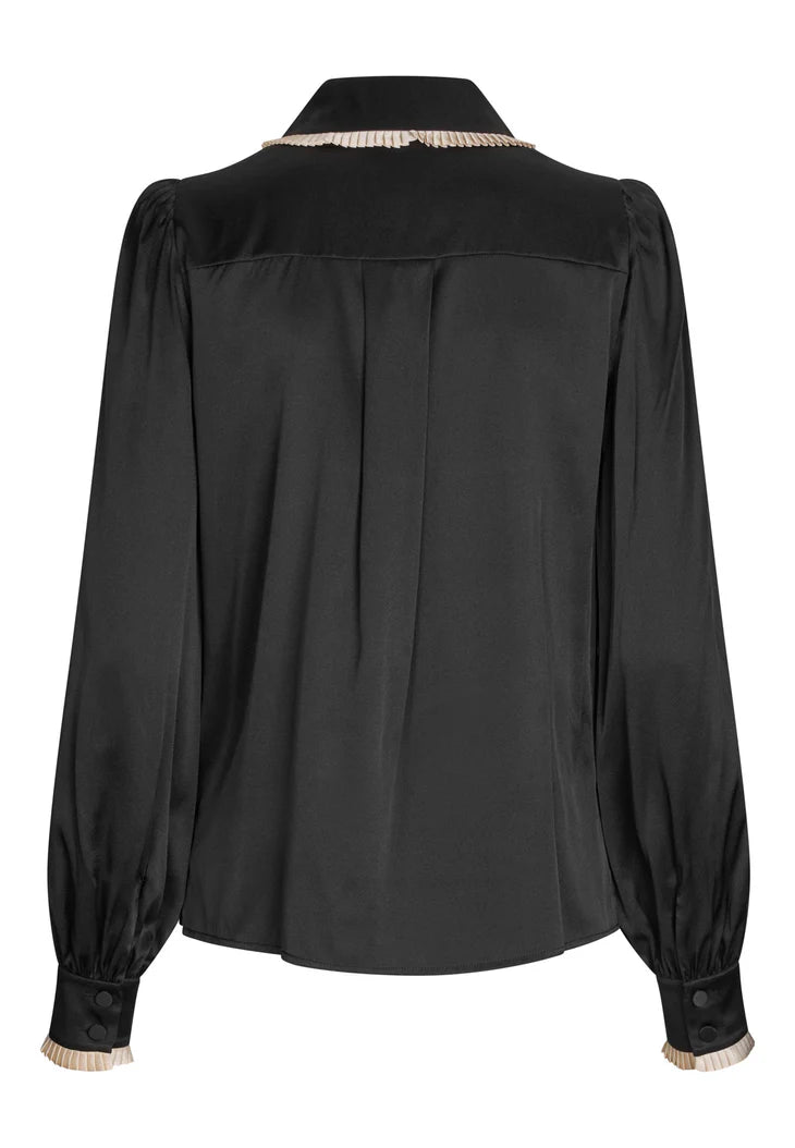 Dea Kudibal Roberta Uma Black Silk Blouse