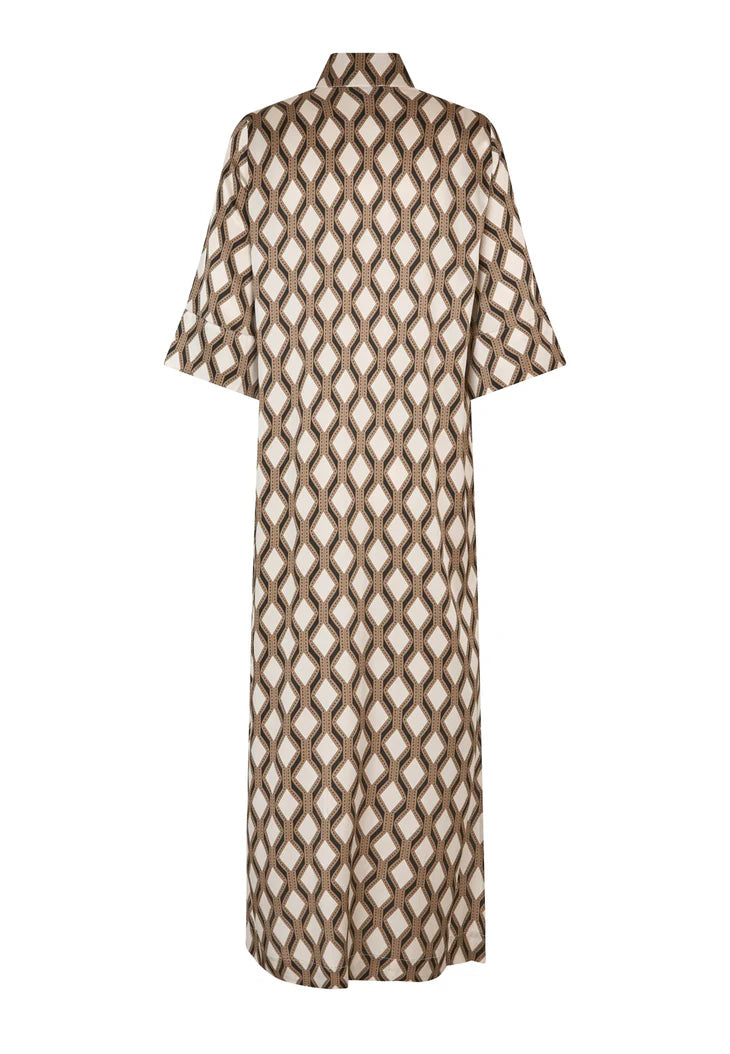 Dea Kudibal Helga Silk Kimono Dress - Brilliant