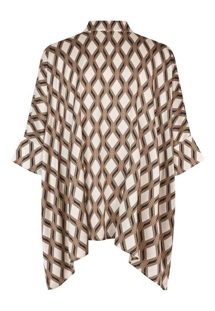 Dea Kudibal Mandy-Brilliant Stand Collar Silk Blouse