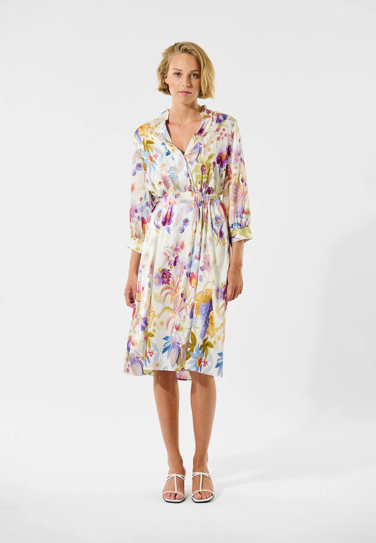 Dea Kudibal Fleur Flowertree Dress With Belt Detail