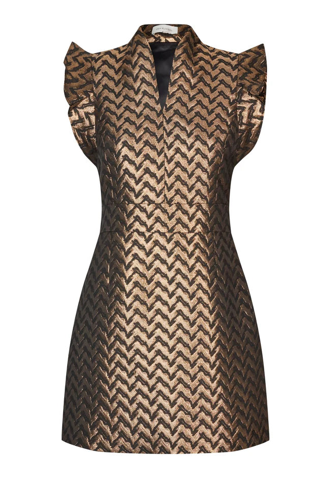 Dea Kudibal Serpentine Black/Gold Dress