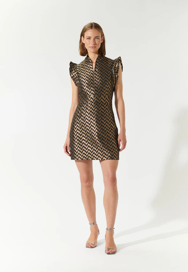 Dea Kudibal Serpentine Black/Gold Dress