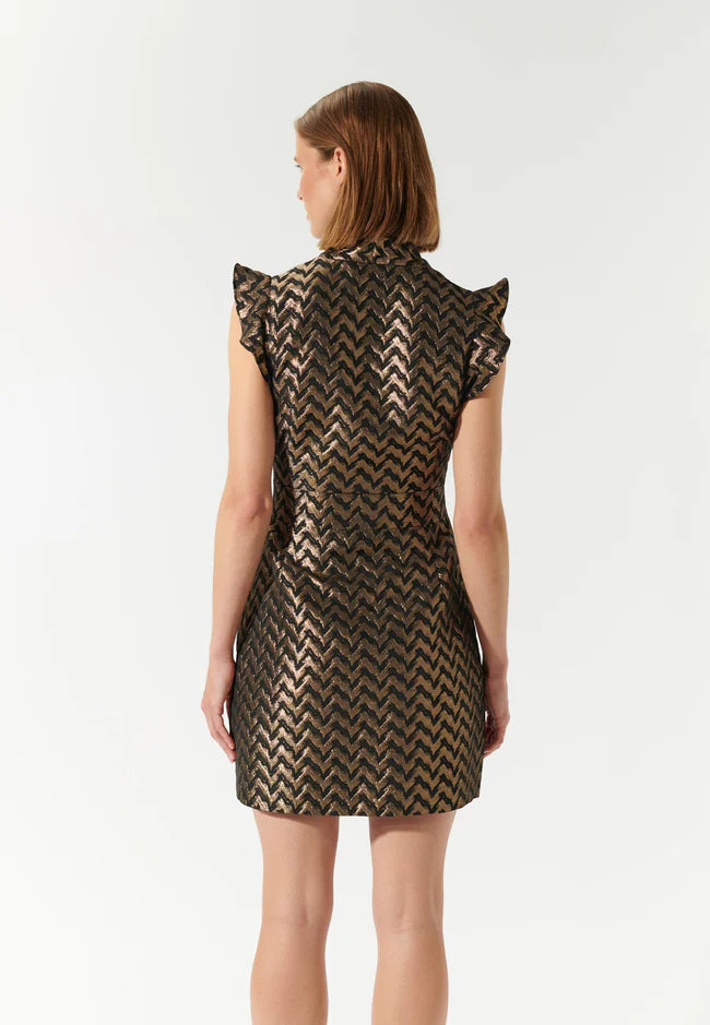 Dea Kudibal Serpentine Black/Gold Dress