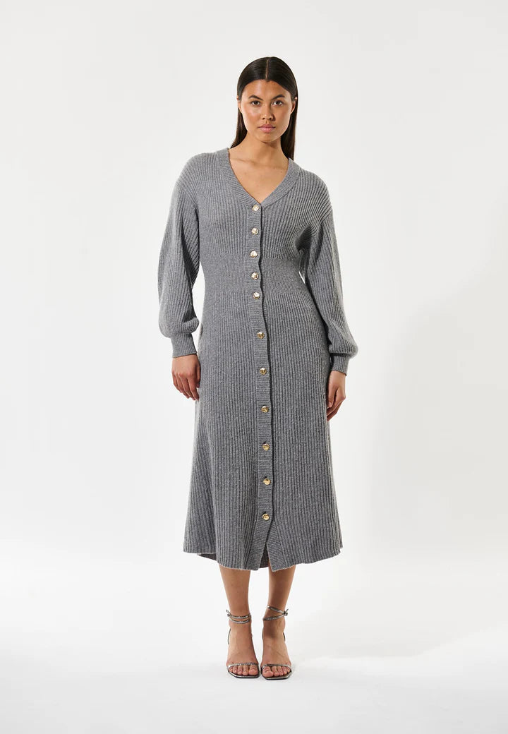 Dea Kudibal Leonora Grey Melange Dress