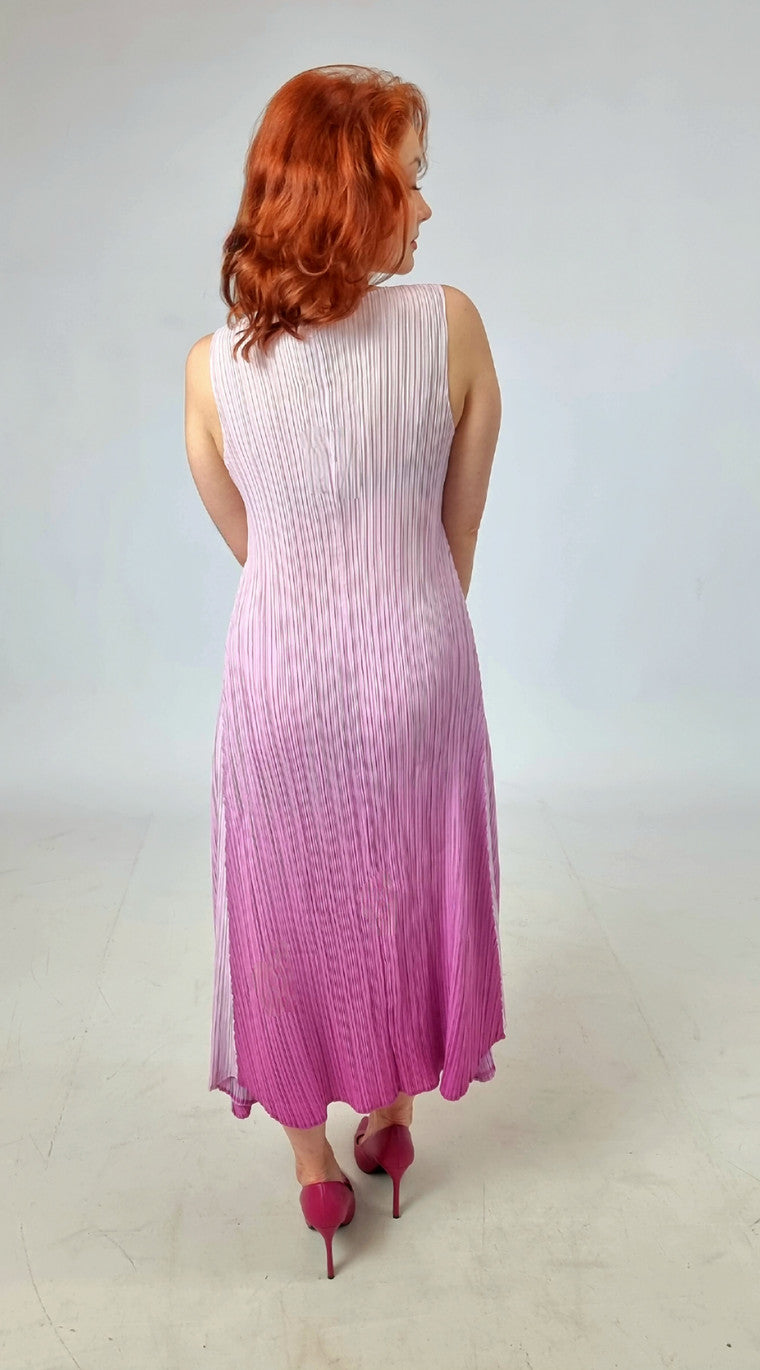 Alquema Long Estrella Dress And Collare Coat - Smokey Rose