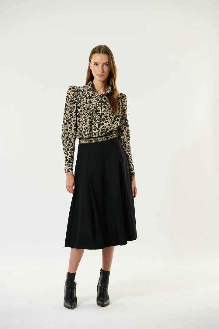 Dea Kudibal Roberta Crocus Crème Shirt Blouse With Ruffle Details