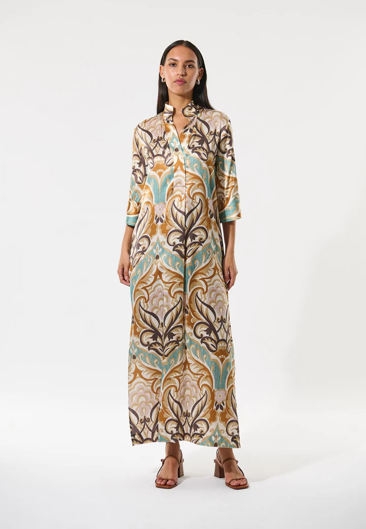 Dea Kudibal Stretch Silk Helga Kimono Dress - Artistic Spice