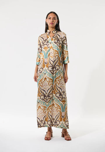 Dea Kudibal Stretch Silk Helga Kimono Dress - Artistic Spice