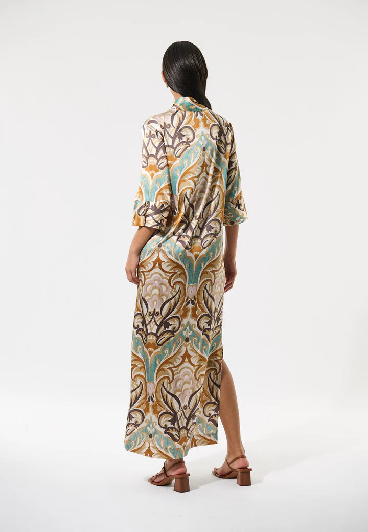 Dea Kudibal Stretch Silk Helga Kimono Dress - Artistic Spice