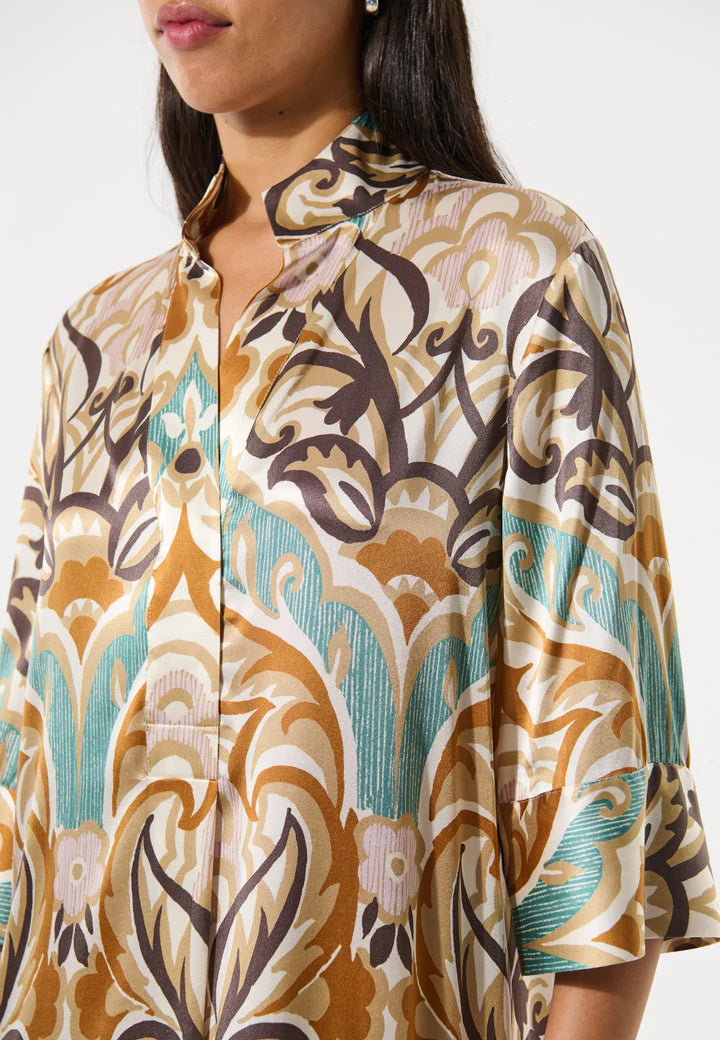 Dea Kudibal Stretch Silk Helga Kimono Dress - Artistic Spice