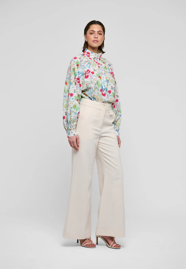 Dea Kudibal Nicola Shirt Fleurette Leche With Sleeve Detail