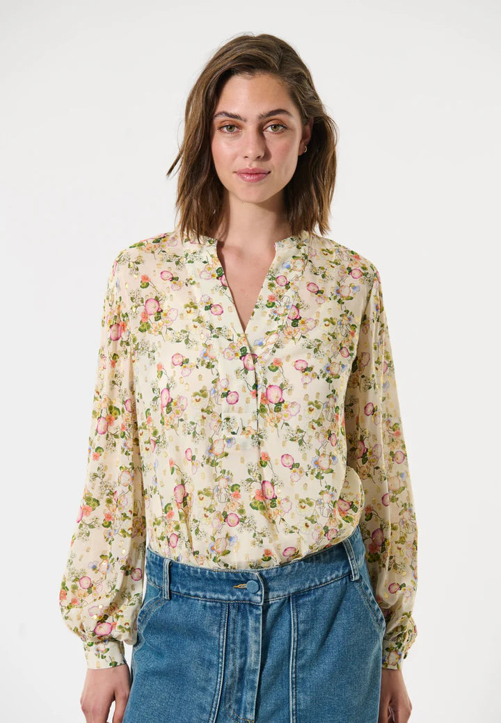 Dea Kudibal Nadia Mayfair Blouse With Stand Collar