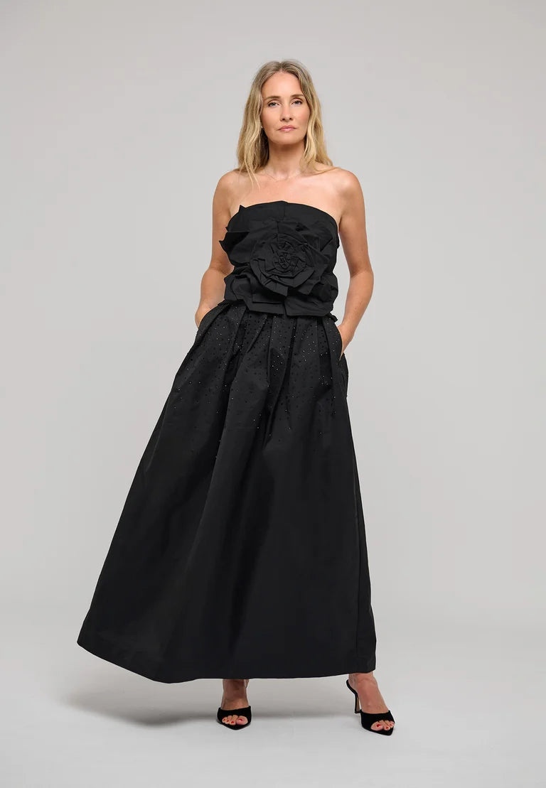 Dea Kudibal Therese Black Flower Top