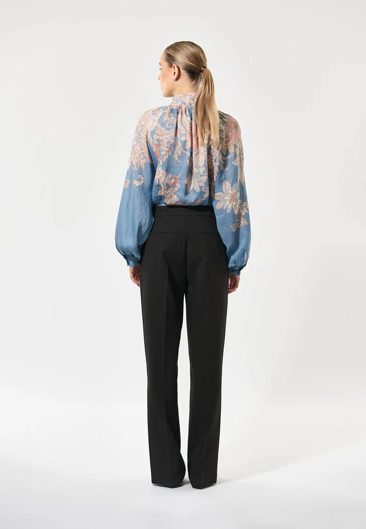 Dea Kudibal Nita Linen Elko Blue Blouse