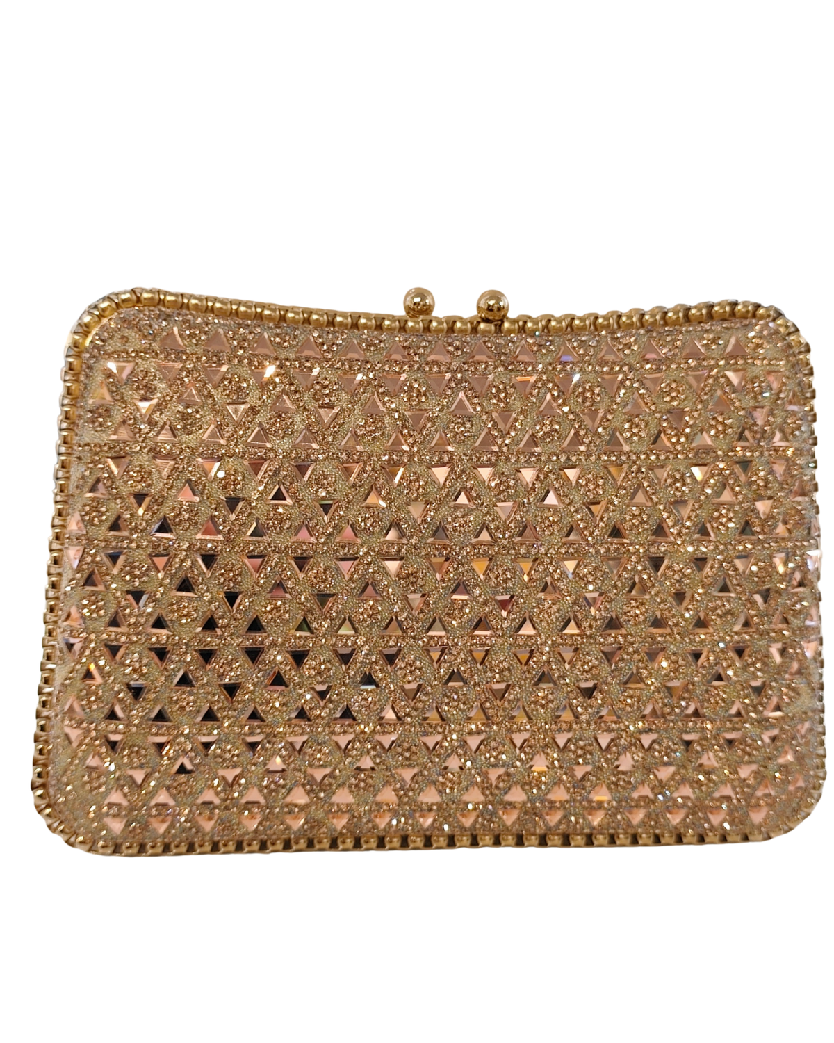 Dekers Shimo Shimo Vintage Purse Clip Closure Rose - Rose Gold