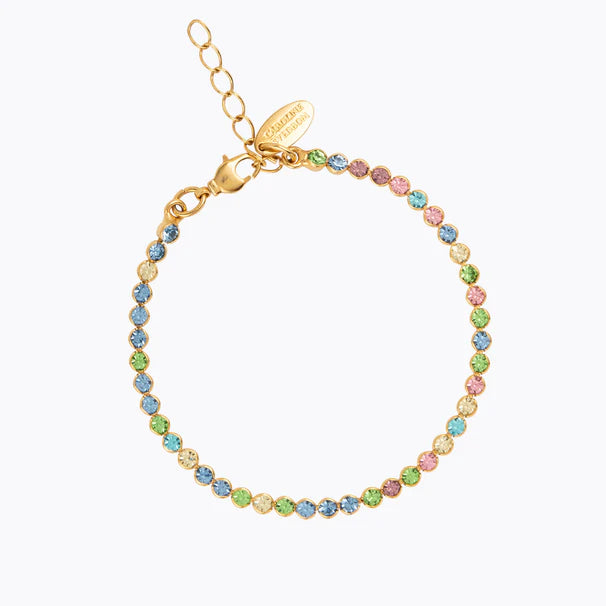 Caroline Svedbom Siri Bracelet Gold Pastel Combo