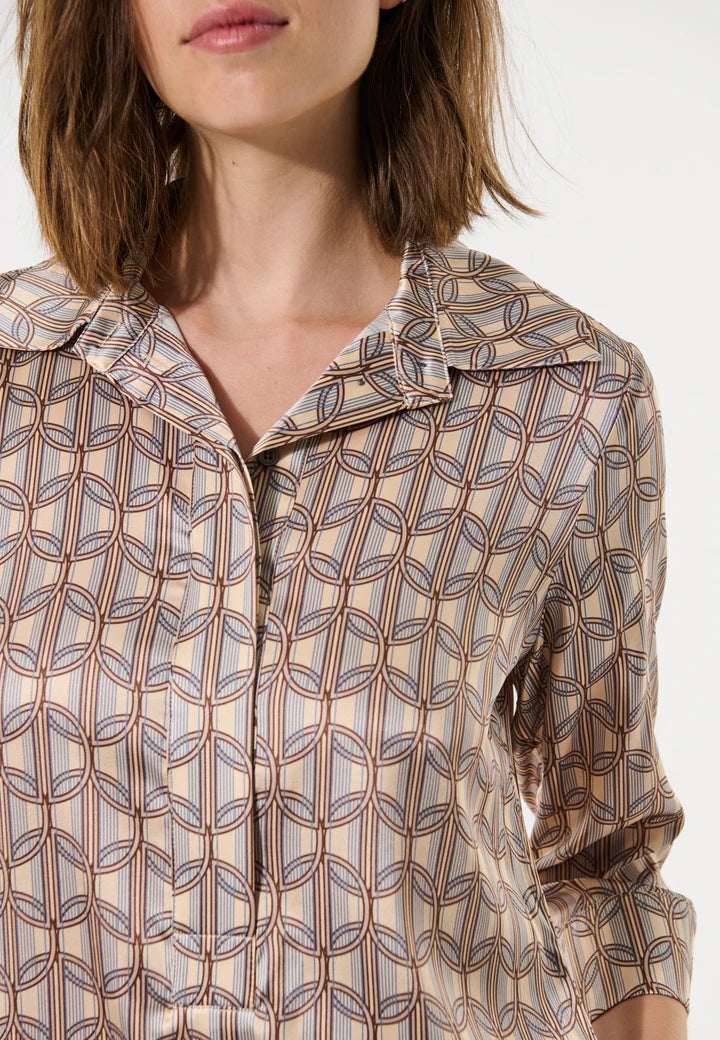 Dea Kudibal Stretch Silk Svea Apostle Shift Dress